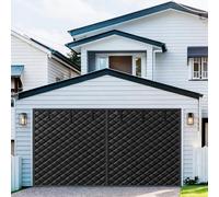 Cortinas de aislamiento magnético del garaje, Mosquitera for puerta de garaje, 488x244cm 244x214cm 274x214cm Kit de aislamiento(Schwarz,274x214cm)