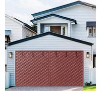 Cortinas de aislamiento magnético del garaje, Mosquitera for puerta de garaje, 488x244cm 244x214cm 274x214cm Kit de aislamiento(Bruin,427x214cm)