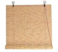 Cortinas de Caña Natural, Patio Persianas de Caña, Retro Respirable Persiana Enrollable Bambú para Interior y Exterior, Partición(120x270cm/47x106in)