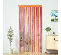 Cortinas de cuerda para puertas, decoración de dormitorio, cocina, armario, sala de estar, lavandería, flecos, pasillo, divisor de habitación, bohemio, hippie para colgar para bodas y fiestas (39 x 79
