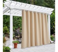 Cortinas de exterior Nicetown para patio, 2 unidades, 100 x 108 pulgadas de ancho x 100 pulgadas de largo, protecciσn solar, 100 % privacidad, pa