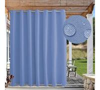 Cortinas de exterior resistentes al viento de alta calidad para cortinas Paio Waerproof Blackou con paneles de privacidad para cenador y porche, 1 panel de 52 pulgadas de ancho x 72 pulgadas de alto