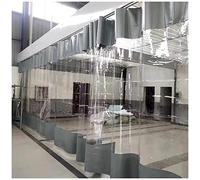 Cortinas De Lona Transparente Exteriores,paneles Laterales De Lona Para Cenador Con Ojales,paneles Laterales De Lona Alquitranada Pvc Impermeable,para Pérgola,garaje,patio,WxH-1.6x2.5m/5.25*8.2ft