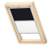 Cortinas de oscurecimiento DÚO VELUX para S06, S36, Negro con guía Lateral Gris
