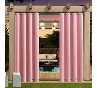 Cortinas de privacidad impermeables para exteriores con ojales, para balcón y balcón, 24 opciones de color, 1 pieza (213 x 213 cm), ideal para jardín y patio