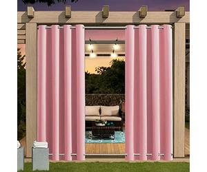Cortinas de privacidad impermeables para exteriores con ojales, para balcón y balcón, 24 opciones de color, 1 pieza (213 x 213 cm), ideal para jardín y patio