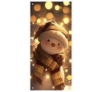 Cortinas de puerta de ensueño para fiestas y eventos de Navidad, para festivales, ilumina tu hogar y crea un ambiente cálido con regalos festivos para mujeres y niños