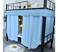Cortinas De Sólido Para Litera De Dorm En Casa Opacas Y Acolchadas