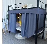 Cortinas De Sólido Para Litera De Dorm En Casa Opacas Y Acolchadas
