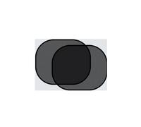 Cortinas Divisorias Coche 2 Protectores Solares Para Ventanas De Coche Protección Delantera Y Trasera Color Negro Accesorios De Verano(B-2PCS)