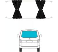Cortinas Divisorias de Coche Cortinas Opacas For Coche, Parasol Con Rieles De Plástico, Uso Apto Para VW T5, T6 Y .1(Tailgate window)