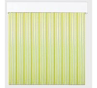 Cortinas Exterior de Cinta para Puertas | Plástico PVC y Barra Aluminio tamaños | PERTONI TENDE (Amarillo Y Transparente, Ancho 120cm x 210cm Largo)