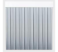 Cortinas Exterior de Cinta para Puertas | Plástico PVC y Barra Aluminio tamaños | PERTONI TENDE (Negro Y Transparente, Ancho 90cm x 230cm Alto)