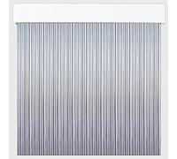 Cortinas Exterior de Cinta para Puertas | Plástico PVC y Barra Aluminio tamaños | PERTONI TENDE (Transparente, Ancho 100cm x 210cm Largo)