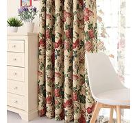 Cortinas Florales Vintage De Apagón, Cortinas De Oscurecimiento De La Sala De Estampados De Flores, Colorido Cortina De Aislamiento Térmico Para Dorm(Size:200x260cm(79x102inch),Color:estilo de estilo)
