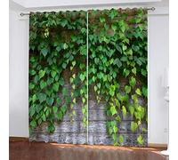 Cortinas Habitacion Impresión 3D Impresión De Hiedra De Stonewall Cortinas Opacas Termicas Aislantes Frío Y Calor Reduccion Ruido Proteccion Intimidad Para Hogar, 2 Paneles 240 X 230 Cm（An X Al）
