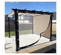 Cortinas impermeables para exteriores, cubierta de lona transparente para protección del panel lateral del garaje (1,2 x 4 m), escudo de plástico resistente a la intemperie