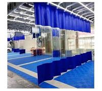Cortinas industriales de alta resistencia, paneles divisores transparentes para lavado de coches y uso industrial, soluciones de privacidad y separación al aire libre para una gestión eficaz del