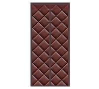 Cortinas Magnética Protección contra el Frío Exterior, Cortina Térmica Aislamiento de Ruido Impermeable, Cortina de Puerta Resistente a Rasgaduras, para Terraza, Dormitorio (A 85x205cm)