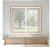 Cortinas Mosquitera Ventana 110 x 150 cm Imanes Se Cierran Automáticamente Mosquitera sin Taladrar Fácil de Ensamblar Autoadhesivo para Todas Las Ventanas, Blanco