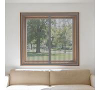 Cortinas Mosquitera Ventana 50 x 120 cm Imanes Se Cierran Automáticamente Mosquitera sin Taladrar Fácil de Ensamblar Autoadhesivo para Todas Las Ventanas, Gris