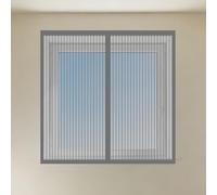 Cortinas Mosquitera Ventana 50 x 120 cm Imanes Se Cierran Automáticamente Mosquitera Ventana Mosquiteras Fácil Instalación Adhesiva Adecuada para Decoración Del Hogar, Gris