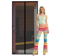 Cortinas Mosquiteras para Puertas 101 x 234 cm Varios Tallas Mosquito Net Transpirables, Antimosquitos para Balcón Puerta Corredera de Patio, Negro