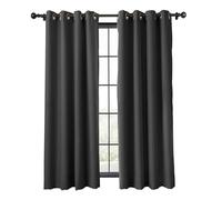 Cortinas Opacas, Aislantes Térmicos Y Cálidas, con Ojales For Sala De Estar Y Dormitorio, Panel Ignífugo Aislante con Ojales De Bronce Antiguo.(I,90Wx72L)