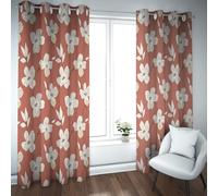 Cortinas Opacas Florales Bohemias Cortinas térmicas Modernas Microfibra Mediados Siglo para Dormitorio salón adecuadas para Verano e Invierno 2 Paneles (W140xL240cm Cada uno)