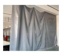 Cortinas opacas para soldadura, Pantalla de soldadura con ojales de latón, Cortinas divisorias ignífugas para puertas de áreas de trabajo(2x2m/6.6x6.6ft)