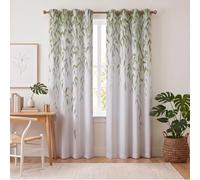 Cortinas Opacas Térmicas Decorativas Elegantes Sauces Llorones Hojas