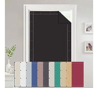 Cortinas para 100x120cm Aislante Térmico Anti UV, Estor Sin Taladrar, para Ventanas de tejado o Autocaravana-Negro