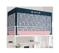 Cortinas para literas Cortina de cama coreana con marco for estudiantes, mosquitera floral, sombreado, litera superior e inferior, privacidad, tienda campaña, decoración(Color9,90x190x110cm-up)