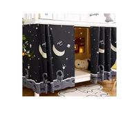 Cortinas para literas Cortina for cama de dormitorio, mosquitera opaca, tienda campaña for litera inferior, cortinas transpirables con dosel for , decoración for infantil(Color1,W200 X L115cm (2pcs))