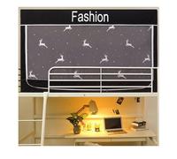 Cortinas para literas Cortinas opacas for dormitorio, mosquitera de una pieza for estudiantes, soporte for litera superior, dosel cama, tienda campaña for decoración(Color2,90x190x110cm-up bed)
