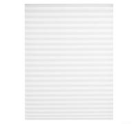 Cortinas plisadas no tejidas de instalación sencilla, perfectas para dormitorios y espacios de vida (blanco, 90 x 150 cm)