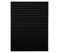 Cortinas plisadas opacas para ventanas, persianas no tejidas sin cordones con altura ajustable, instalación autoadhesiva, no requiere taladros, para dormitorio, cocina y baño (60 x 180 cm, blanco