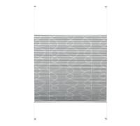 Cortinas Plisadas para Sujetar o Pegar, Estor Enrollable Opaco, poliéster, Curl Grau, 60 x 130 cm