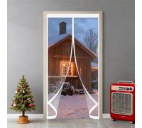 Cortinas Termicas Aislantes 70 x 95 cm Prueba de Viento Impermeable, Aislante Frio y Calor en Transparente Cortina Térmica para Invierno y Verano para Interior Exterior, A