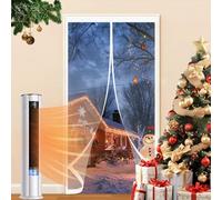 Cortinas Termicas Aislantes 80 x 235 cm Prueba de Viento Impermeable, Aislante Frio y Calor en Transparente Cortinas Termicas Aislante Frio y Calor para Estar Balcón Sala, A