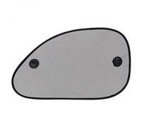 Cortinillas para coche laterales Carlinea 2 uds 65x38 cm negras