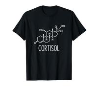 Cortisol Fórmula Química Ciencias Médicas Bioquímica Camiseta gráfica económica