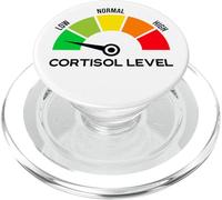 Cortisol Level School Stress and Students PopSockets PopGrip para MagSafe