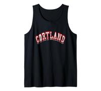 Cortland - New York Varsity Style - Crown City Vintage Gift Camiseta sin Mangas