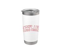 Cortland - New York Varsity Style - Crown City Vintage Gift Vaso térmico de acero inoxidable de doble pared