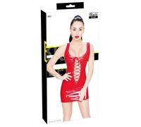 Corto sin Mangas Vestido De Black Level Completo En Ardiente Rojo Lackglanz