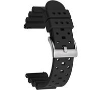Corturas de reloj 20 mm 22 mm de 24 mm Fluorine Correa de goma Mujeres Men Sport Diving Watch Band Fit para Samsung Fit para Huawei GT 2e Seiko (22 mm de negro)