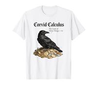 Córvid Calculus Cuervo Cosas Brillantes Infinity Matemáticas Juego de Palabras Camiseta