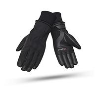 Corvus | Guantes de Moto Piel Invierno Impermeables para Hombre| Doble Puño Elástico Transpirables y Cortavientos - Guantes Moto con Forro Térmico 3M Thinsulate y Protecciones Homologado Talla L
