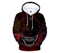 Cos-Animefly Sudadera con capucha con capucha para hombre y niña en 3D Five Nights at Freddy, Style 12, X-Large